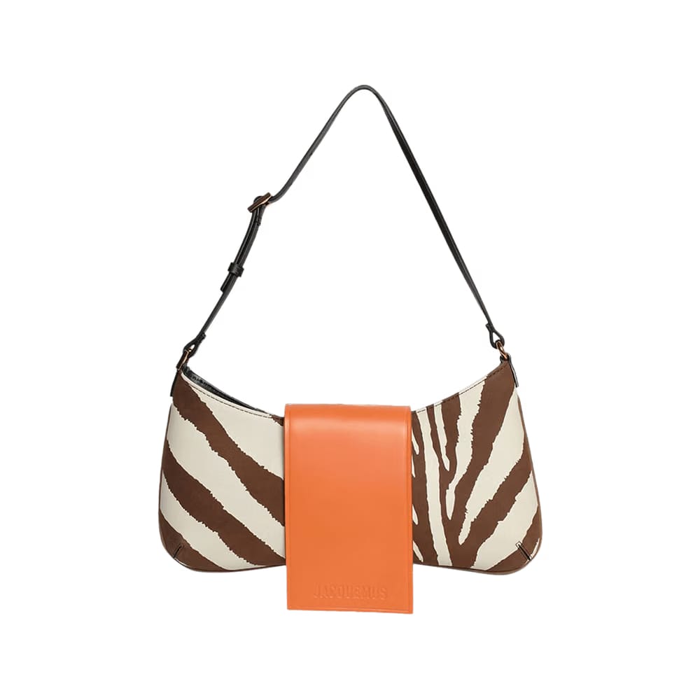 Jacquemus Le Bisou Imprime Zebre Brown
