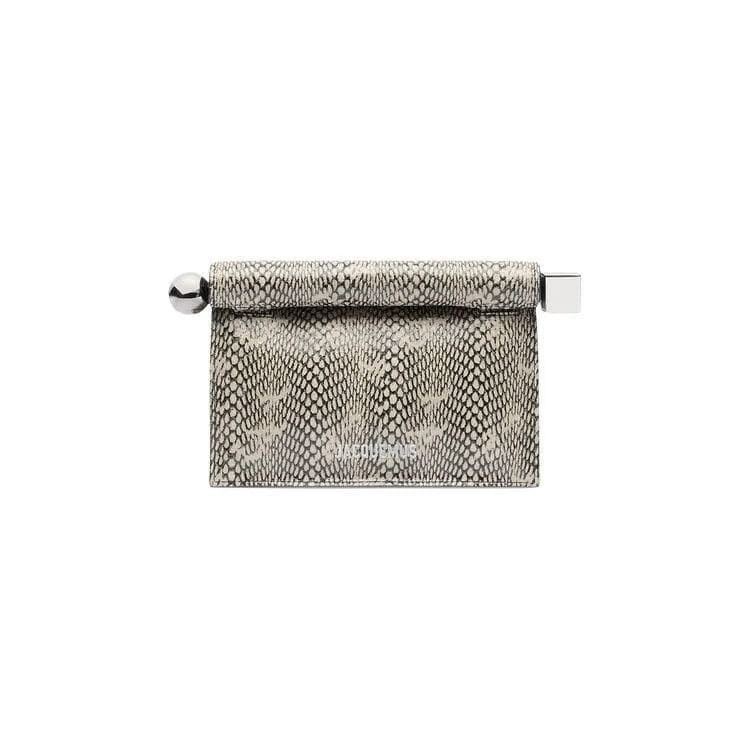 Jacquemus La Petite Pochette Rond Clutch Beige