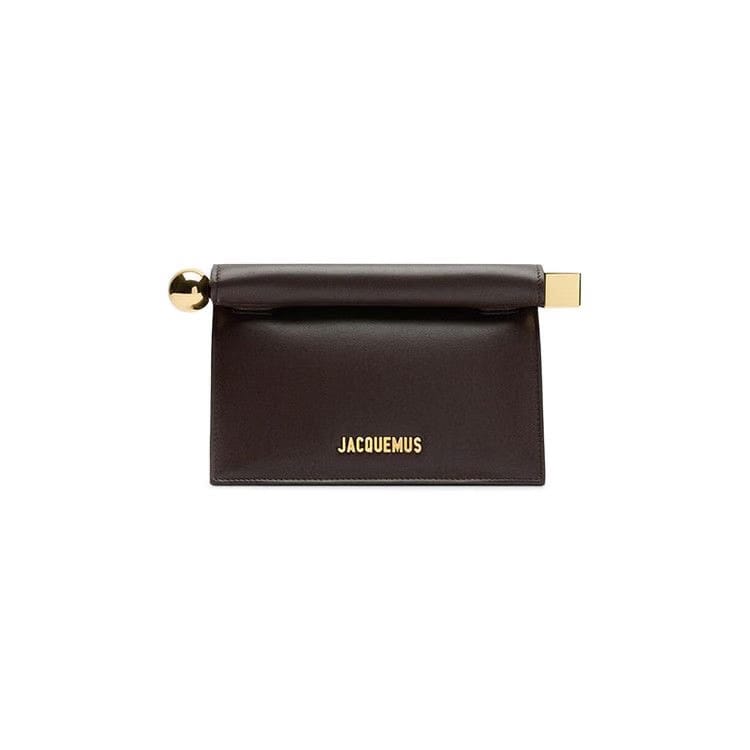 Jacquemus LA Petite Pochette Midnight Brown