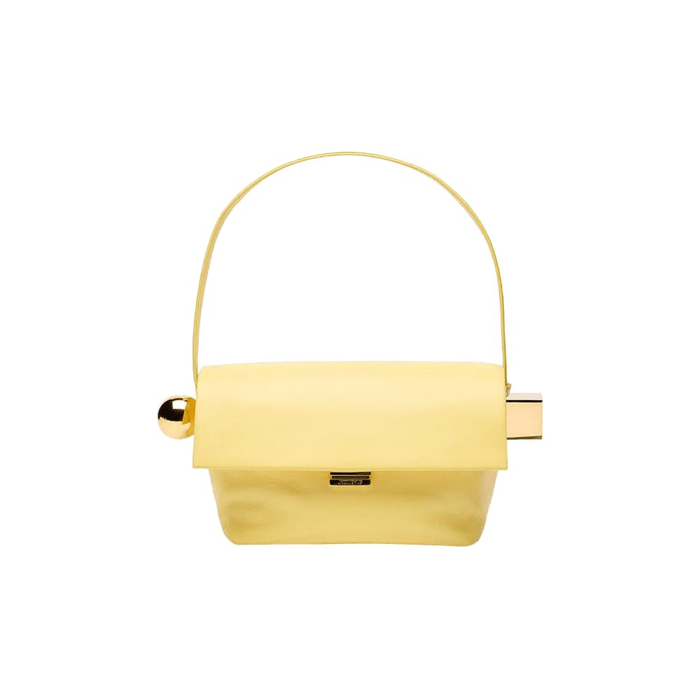 Jacquemus Le Rond Carre Bag Light Yellow