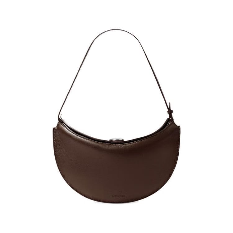 Jacquemus Le Petit Ovalo Midnight Brown
