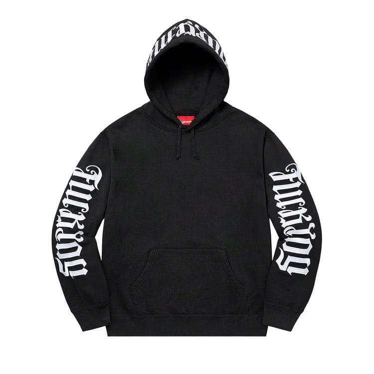 Supreme Ambigram Hoodie Black
