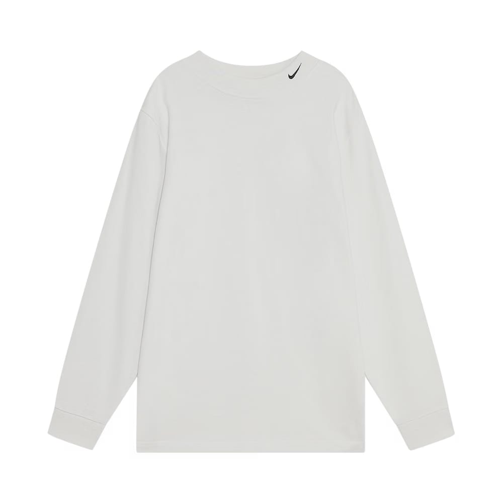 Nike Long-Sleeve Mockneck T-Shirt White