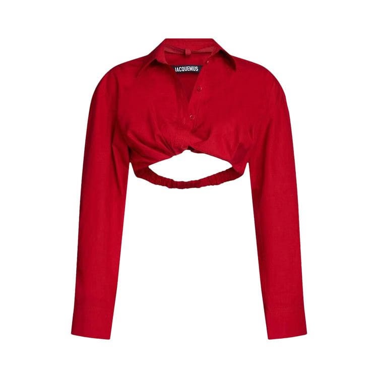 Jacquemus La Shorts Bahia Shirt Dark Red