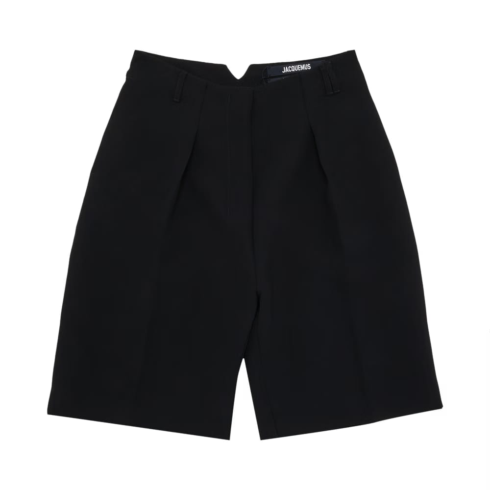 Jacquemus Le Bermuda Ovalo Bermuda Shorts Black