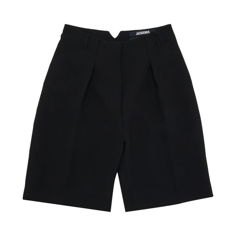 Jacquemus Le Bermuda Ovalo Bermuda Shorts Black