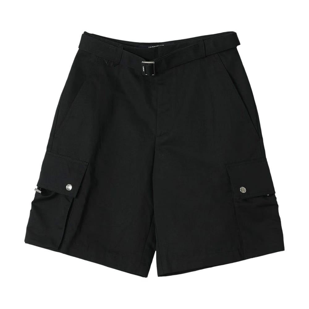 Jacquemus The Cargo Bermuda Shorts Black
