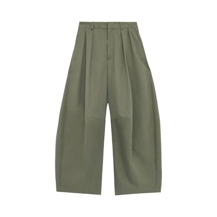 Loewe Barrel Trousers Khaki Green