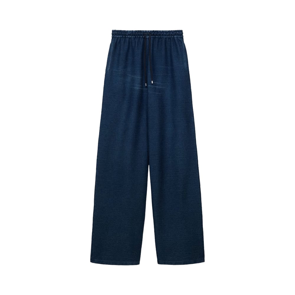 Loewe Drawstring Trousers Indigo Blue