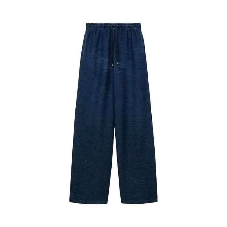 Loewe Drawstring Trousers Indigo Blue