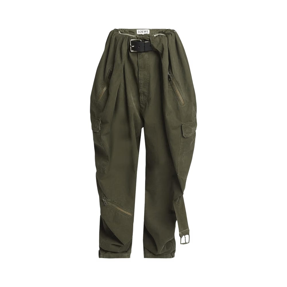 Loewe Balloon Cargo Trousers Deep Olive