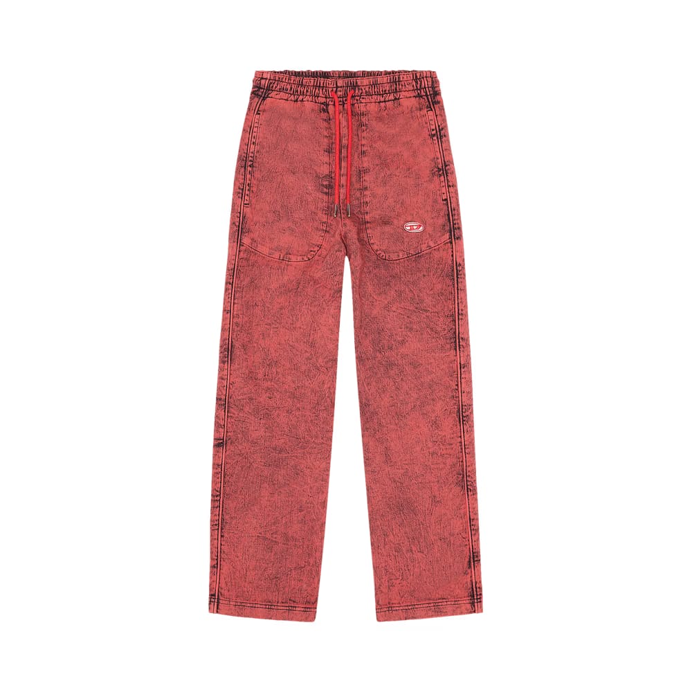 Diesel D-Martians NE FS Sweat Jeans Red