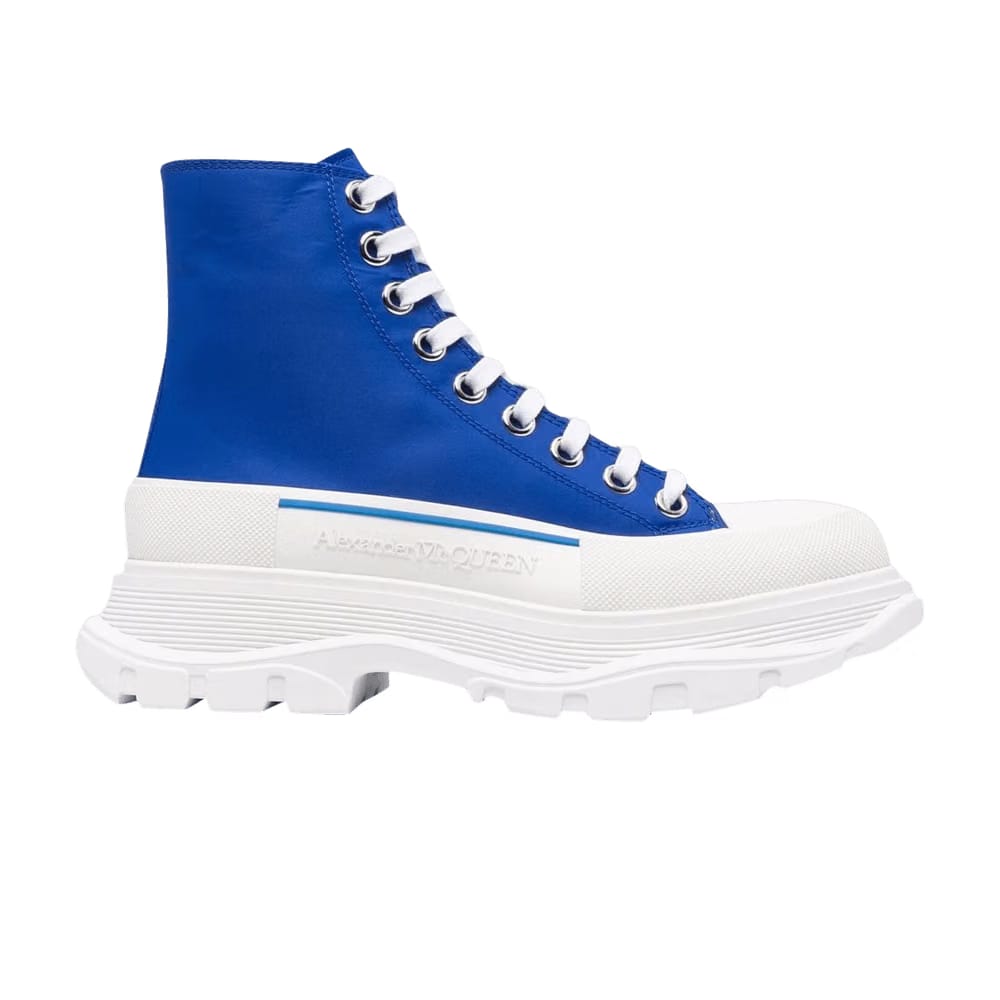 Alexander McQueen Wmns Tread Slick Boots 'Blue'