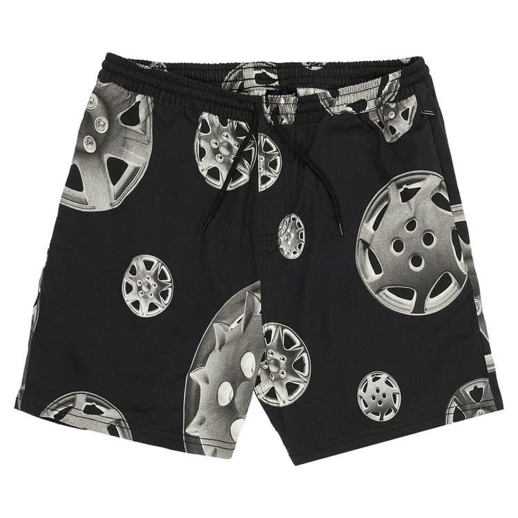 Pleasures Roadside Twill Shorts Black