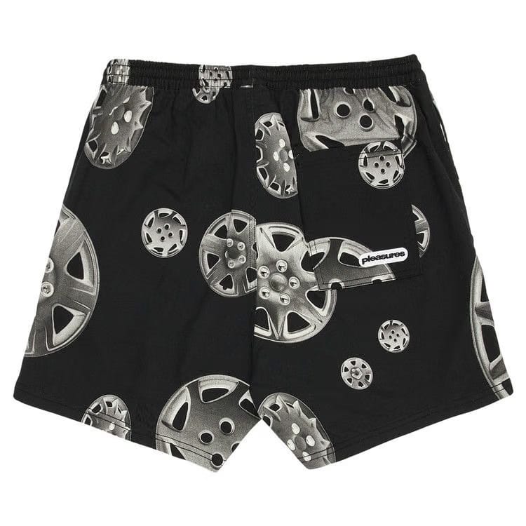 Pleasures Roadside Twill Shorts Black