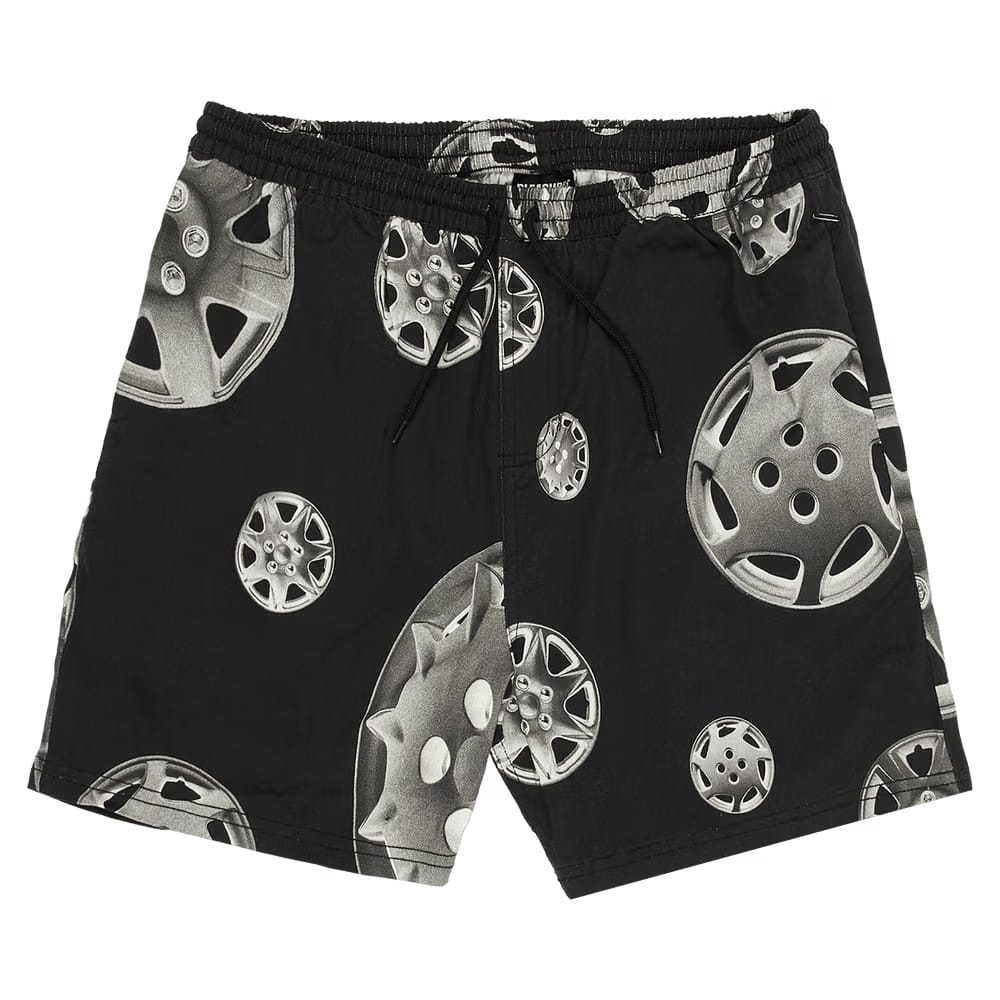 Pleasures Roadside Twill Shorts Black