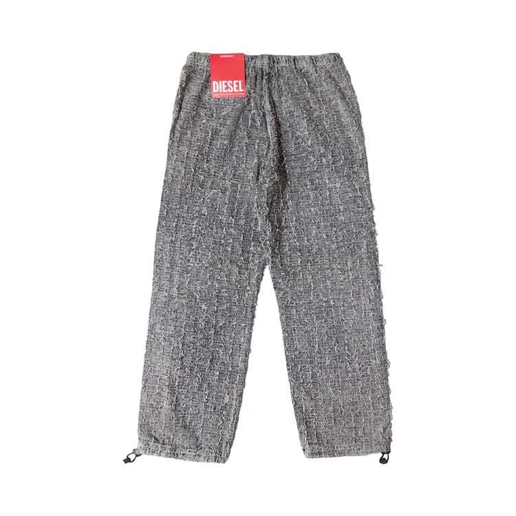 Diesel Distressed Loose Jeans Grey