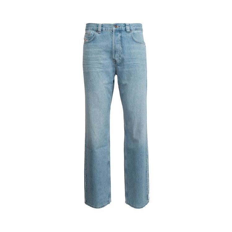 Diesel Straight Leg Jeans Medium Blue