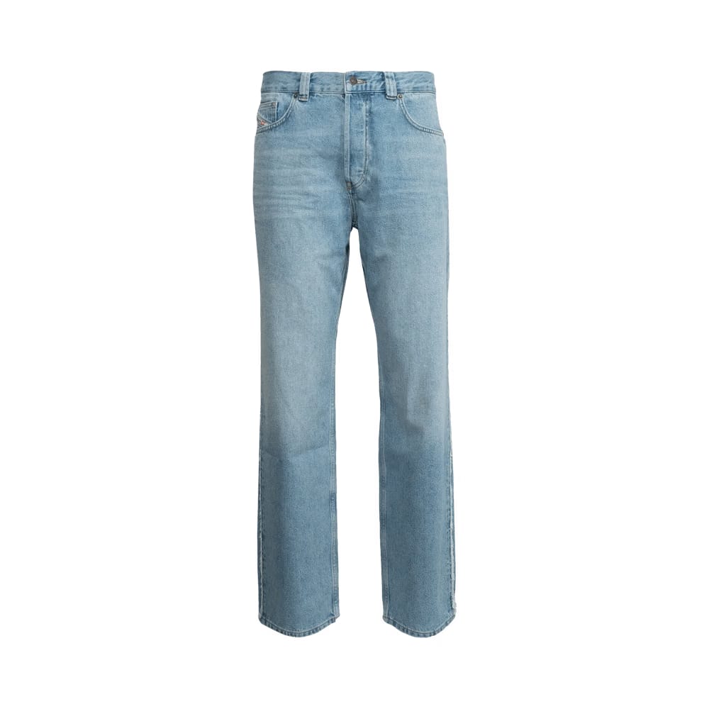 Diesel Straight Leg Jeans Medium Blue