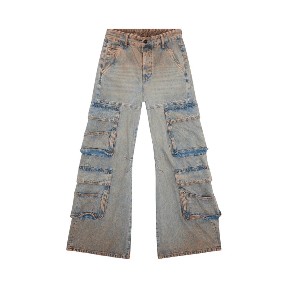 Diesel Straight Jeans Blue