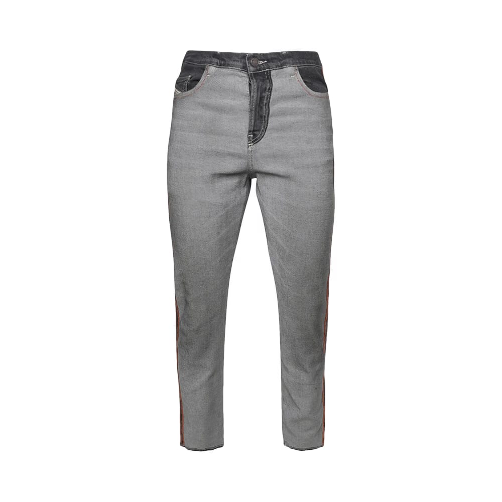 Diesel 2020 D-Viker Straight Leg Jeans Black Denim