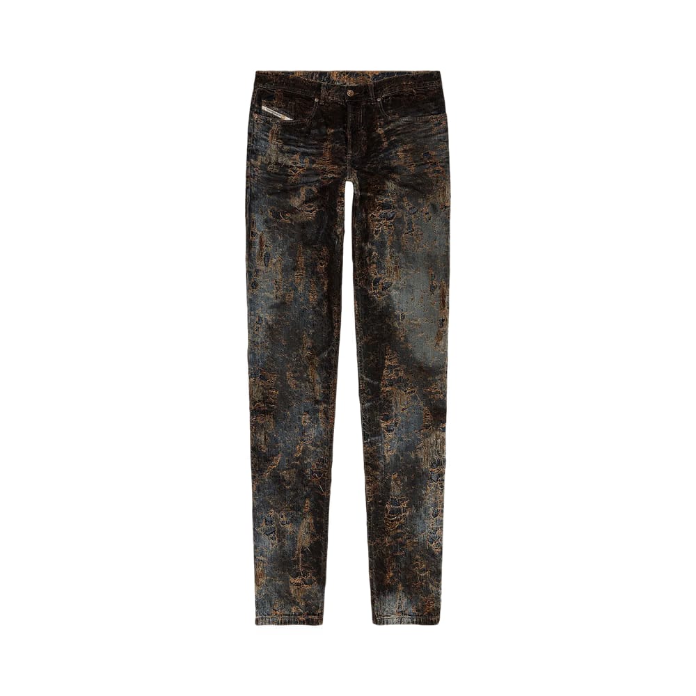 Diesel Distressed Denim Pants Pants Blue