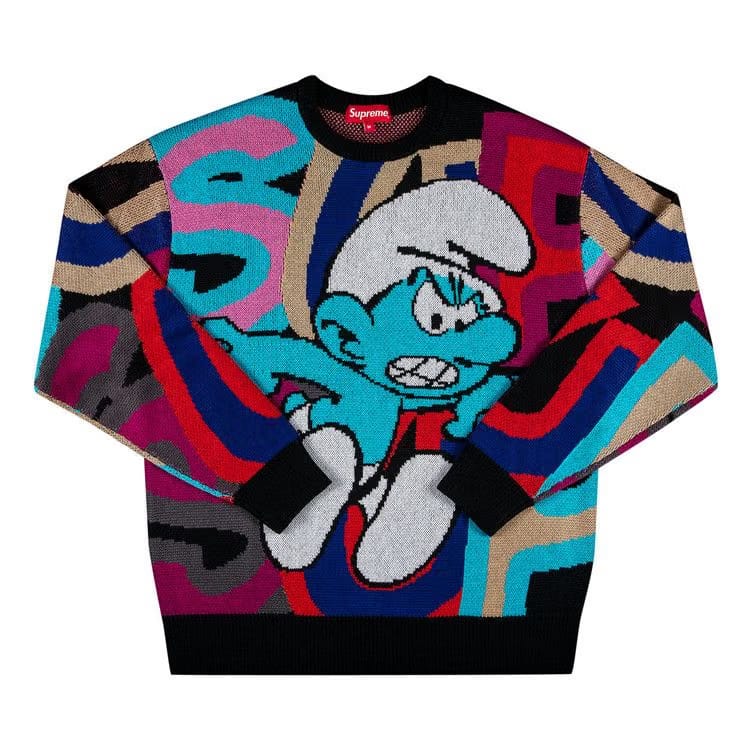 Supreme x Smurfs Sweater Black