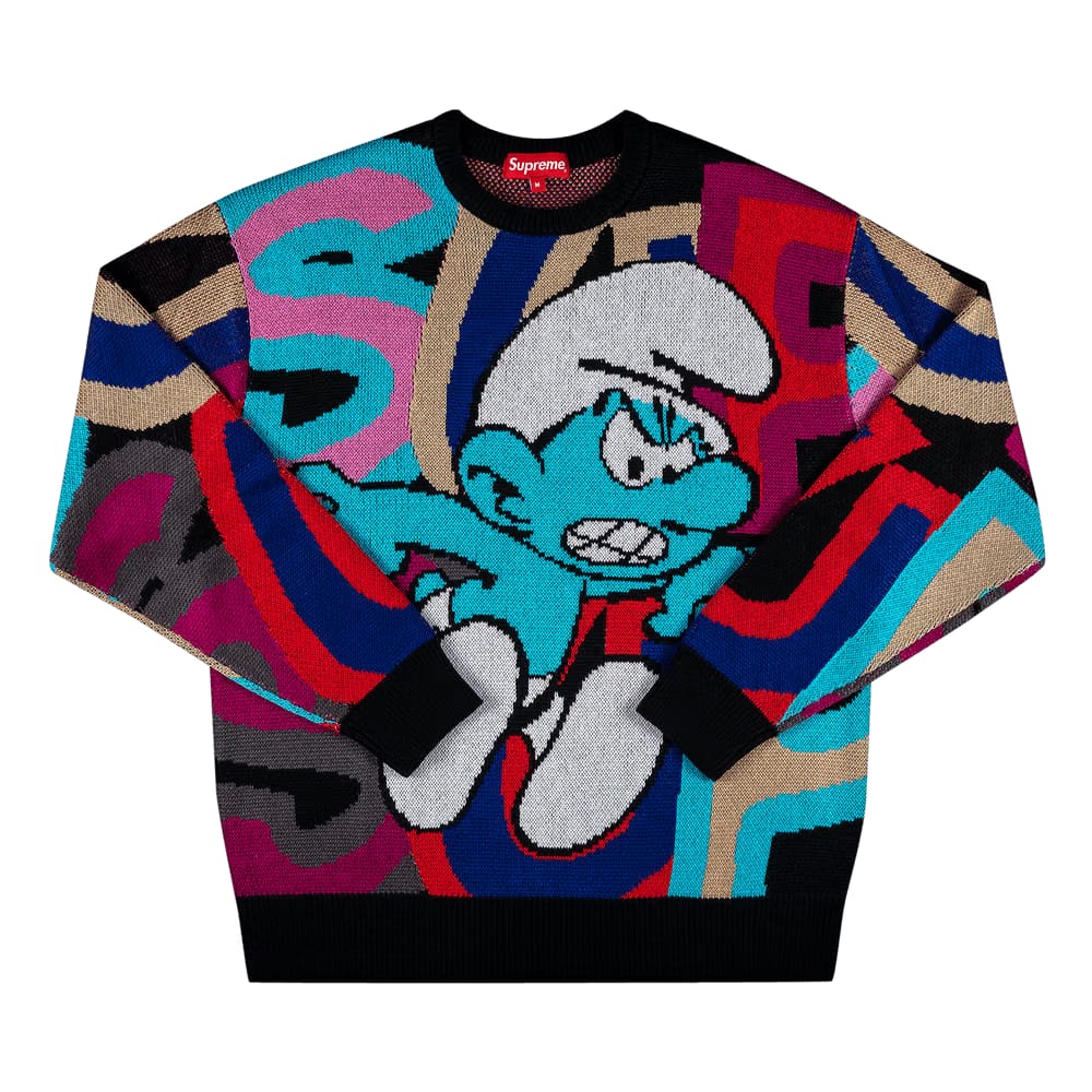 Supreme x Smurfs Sweater Black