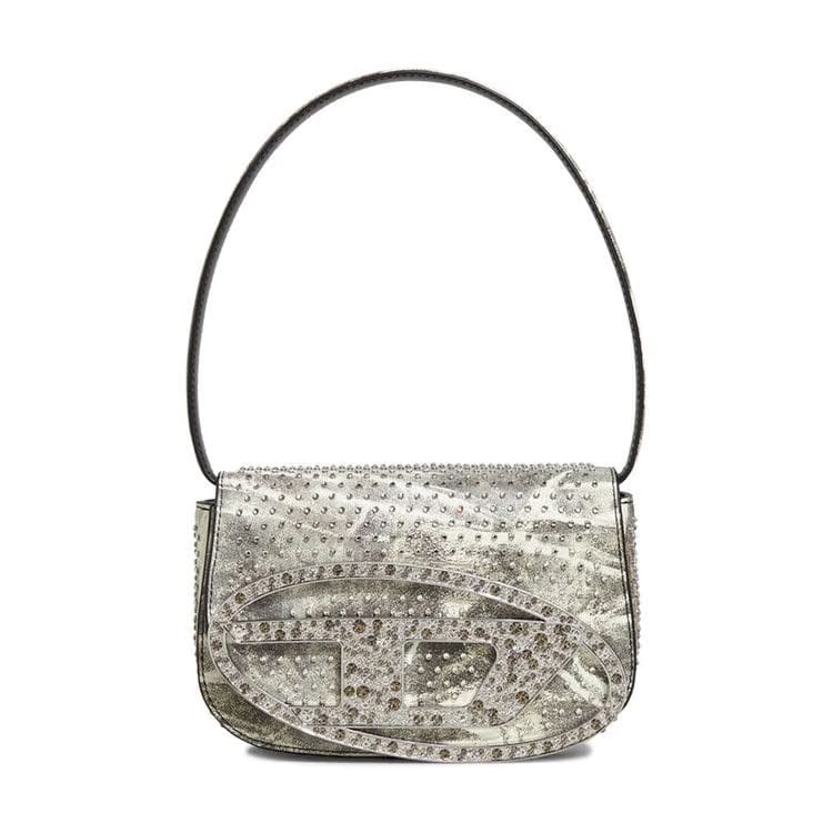 Diesel 1DR Shoulder Bag Green/Grey Camouflage