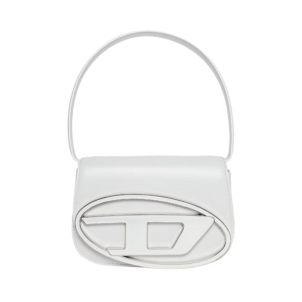 Diesel 1DR Shoulder Bag White/Silver