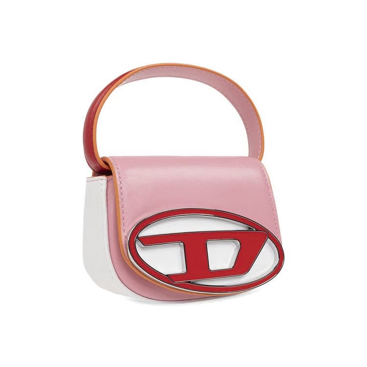 Diesel 1DR XS Crossbody Bag Pink/Red/White