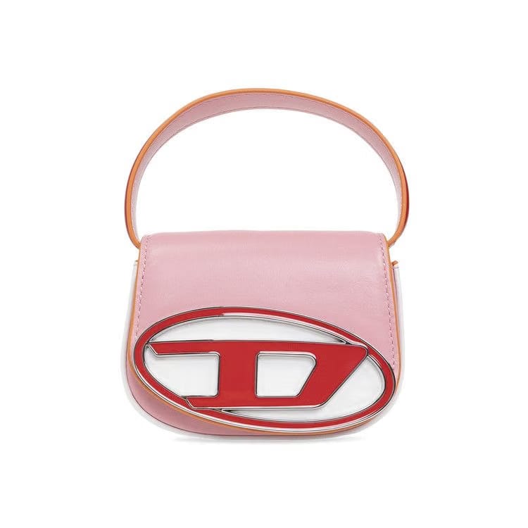 Diesel 1DR XS Crossbody Bag Pink/Red/White