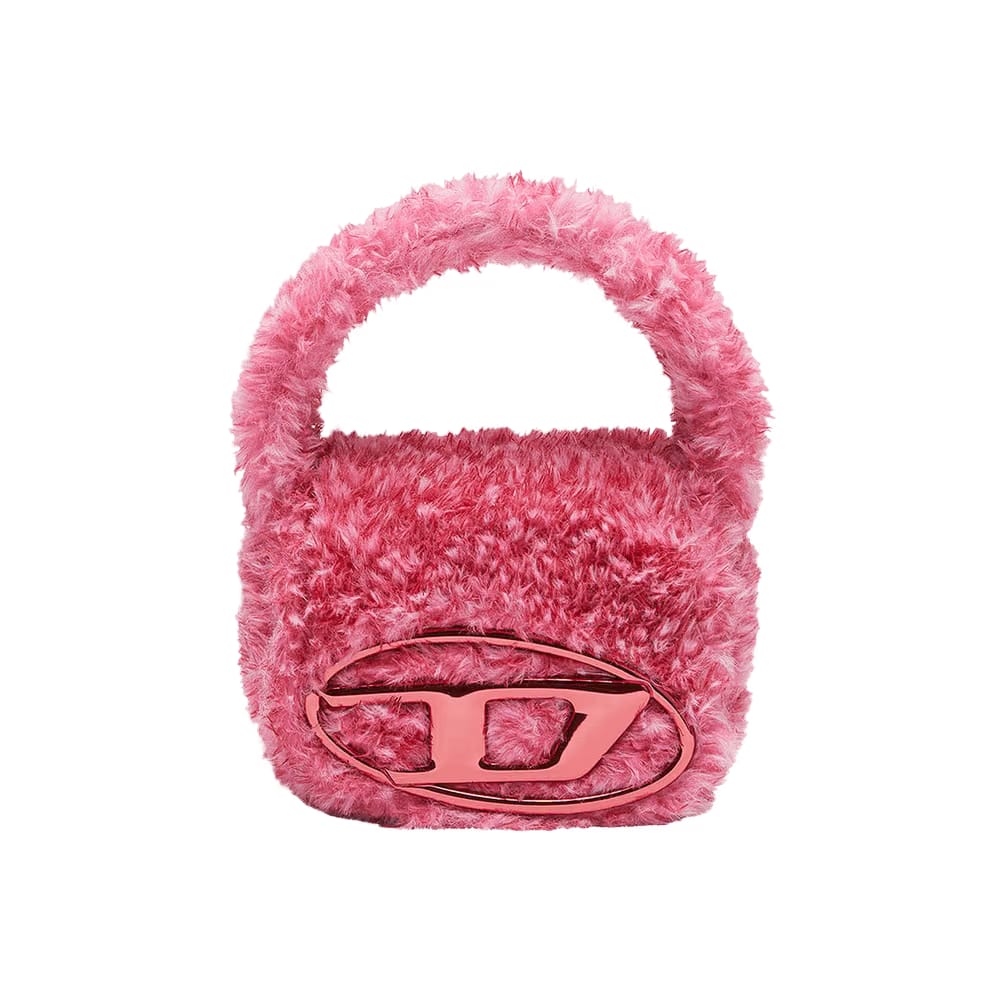 Diesel Furry Handbag Fuschia