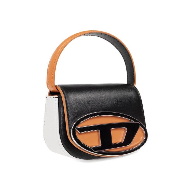 Diesel 1DR XS Crossbody Bag Black/Orange
