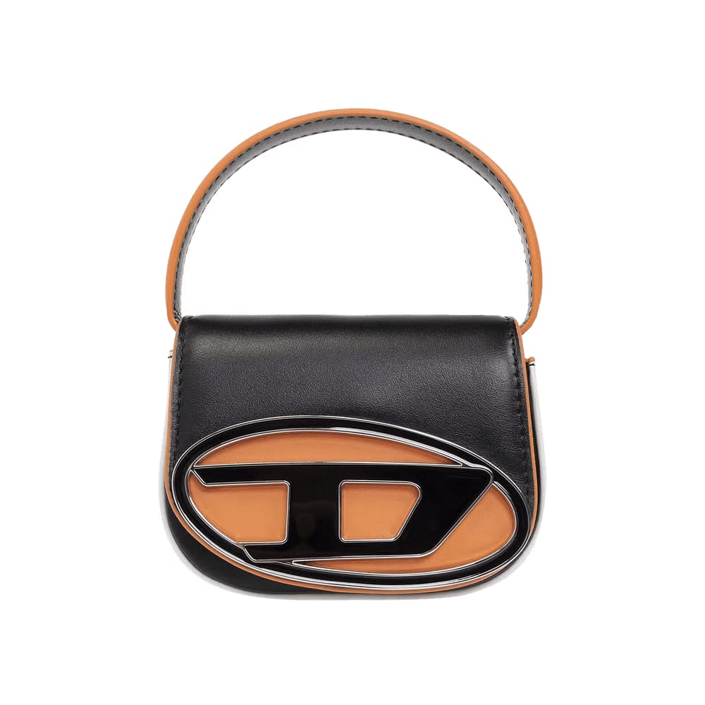 Diesel 1DR XS Crossbody Bag Black/Orange