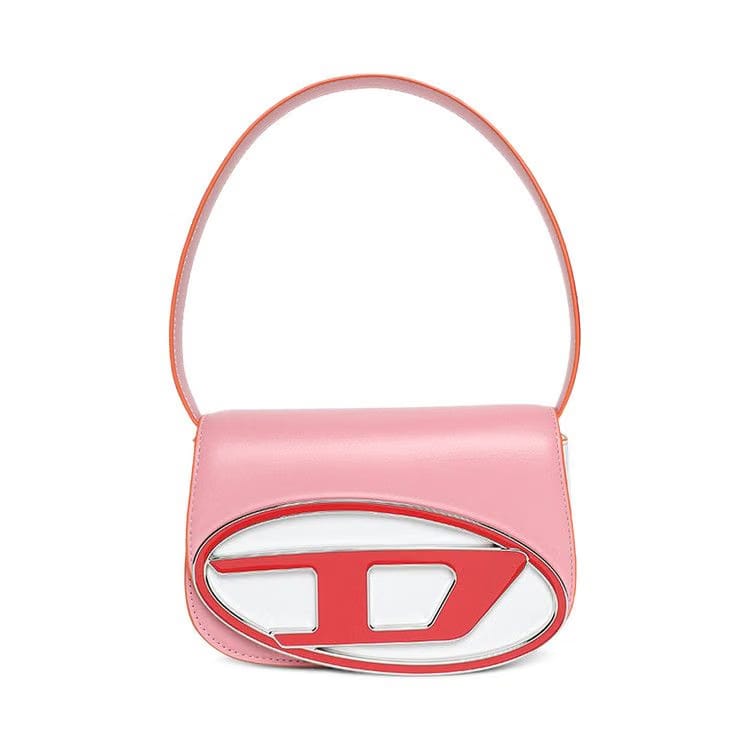 Diesel 1DR Shoulder Bag Pink/Red/White