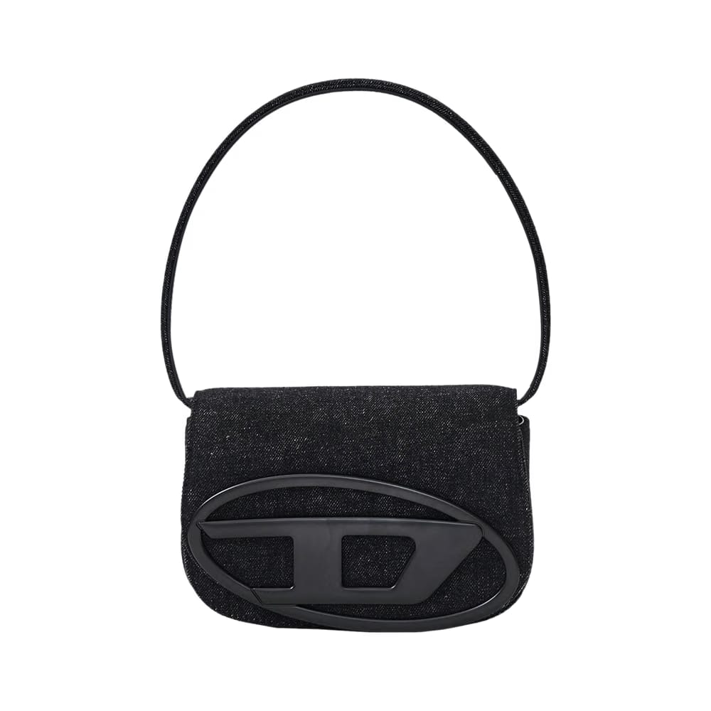 Diesel 1DR Washed Denim Bag Black
