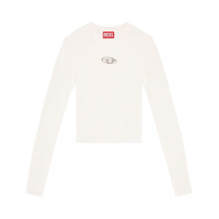 Diesel M-Valary Knit Shirt White