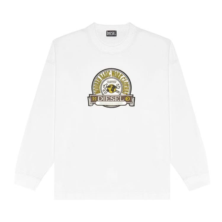 Diesel S-Patchy Sweatshirt White