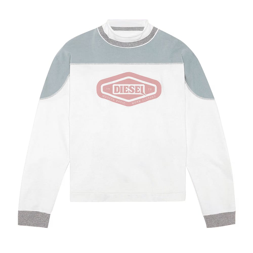 Diesel Ollong Sweatshirt White