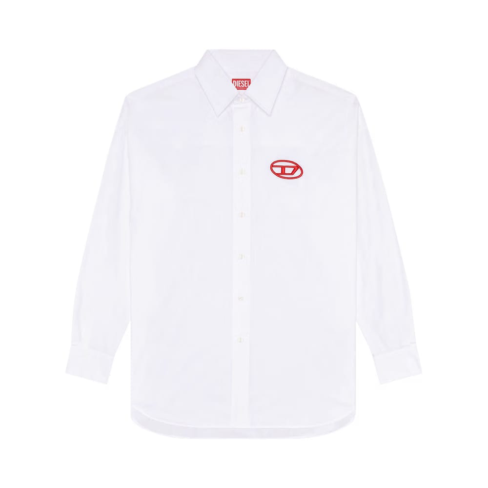 Diesel Poplin Shirt White