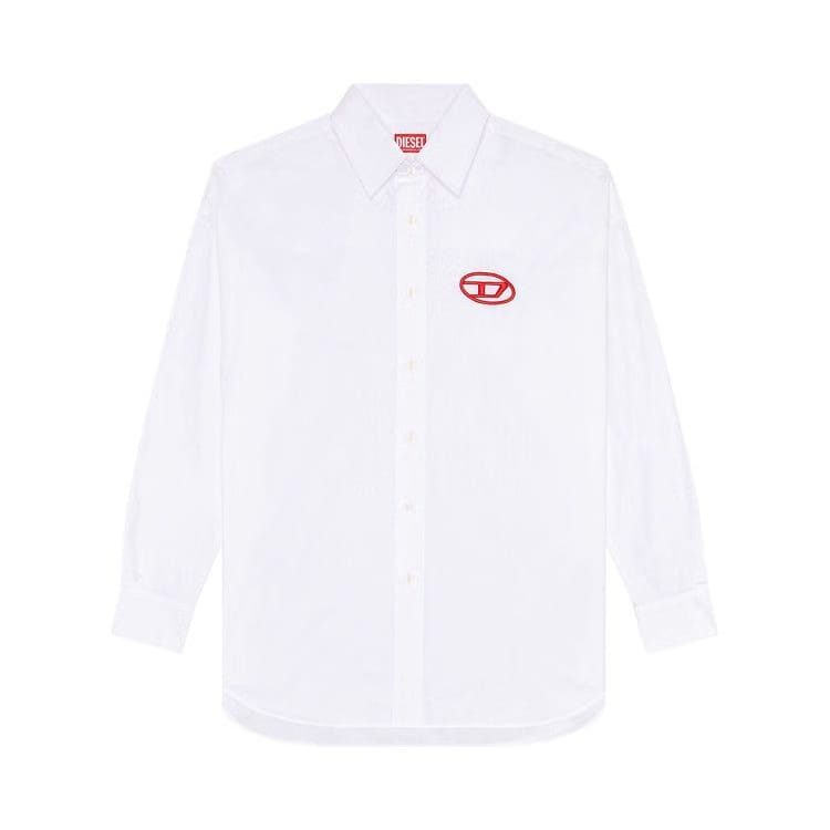 Diesel Poplin Shirt White