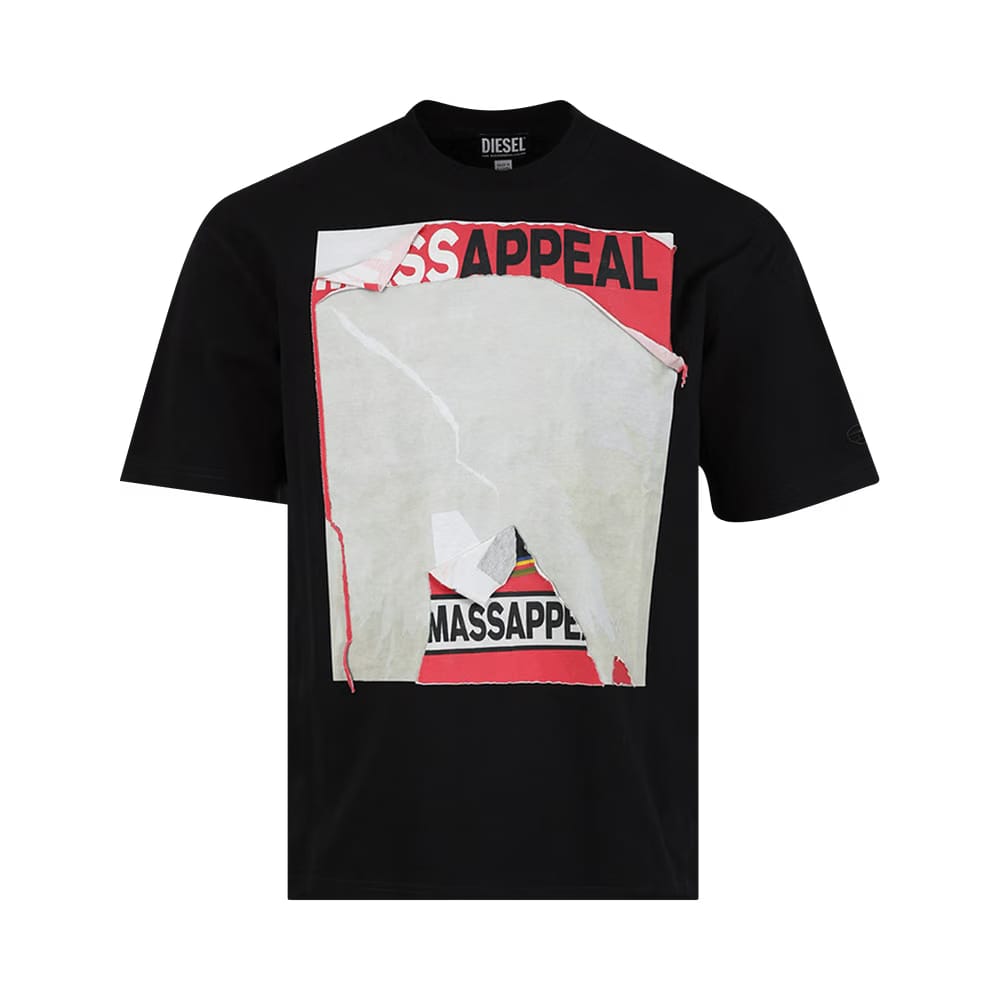 Diesel T-Wash F1 T-Shirt Black