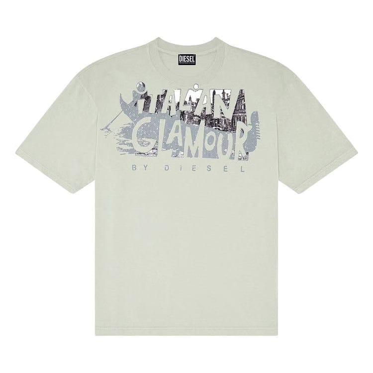 Diesel Wash-D3 T-Shirt Grey
