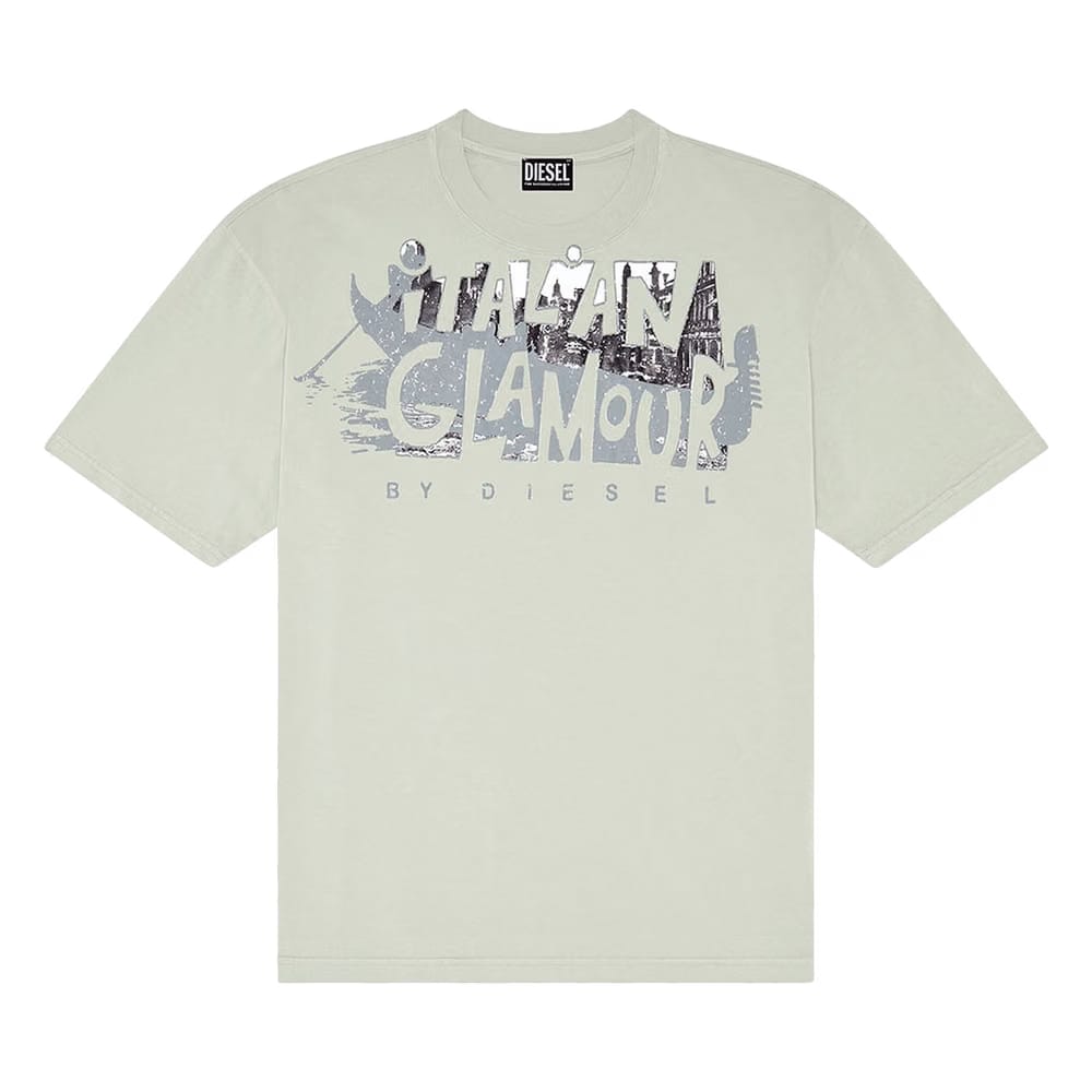 Diesel Wash-D3 T-Shirt Grey