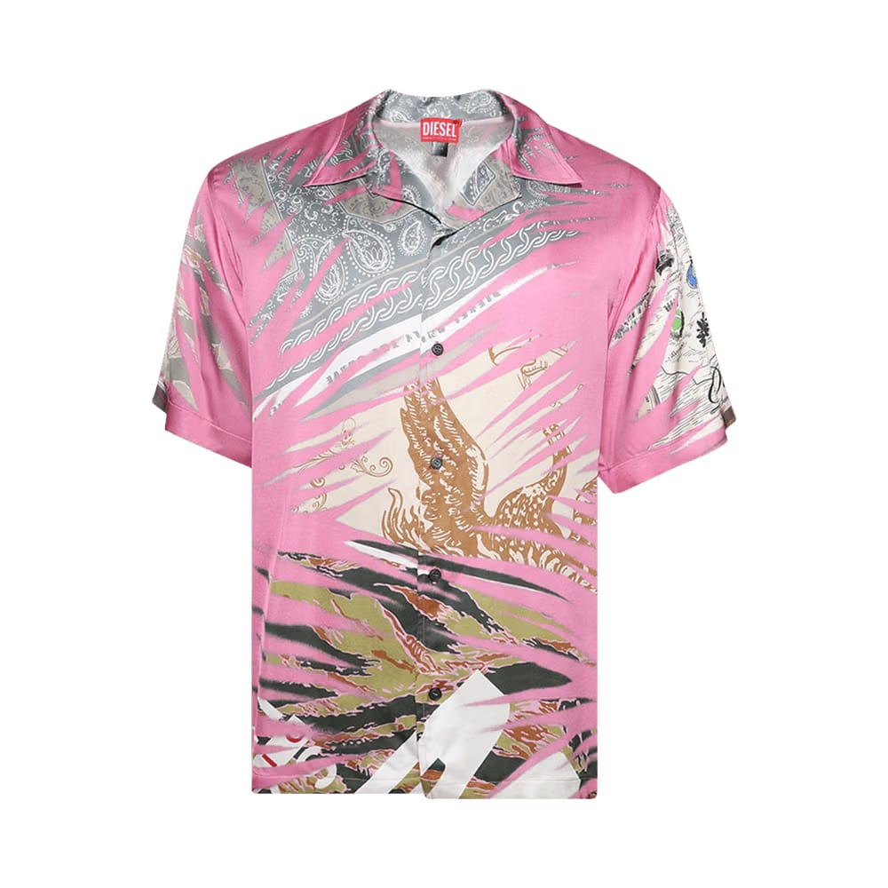 Diesel S-ULF Shirt Hot Pink