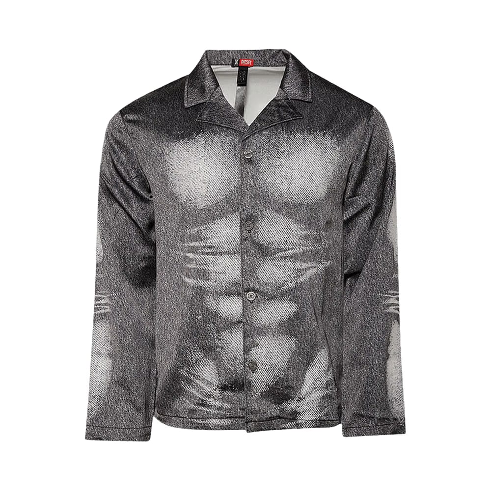 Diesel x SAVAGE x FENTY Trompe Denim Sleep Shirt Black