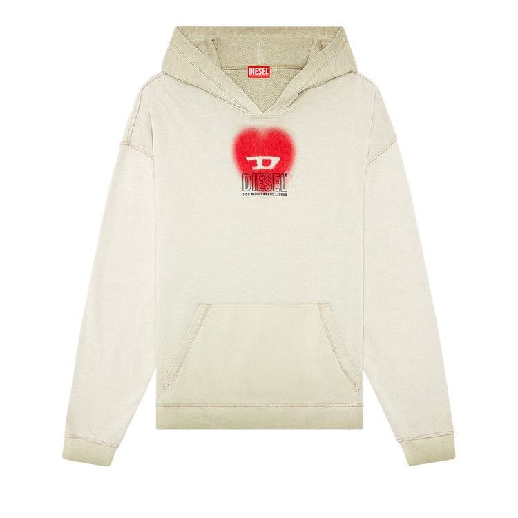 Diesel S-Boxt-Hood-N10 Hoodie Off White