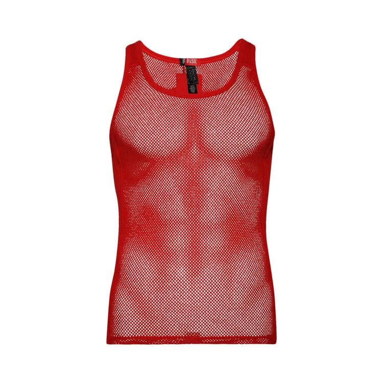 Diesel x SAVAGE x FENTY Fishnet Sleep Tank Formula Red
