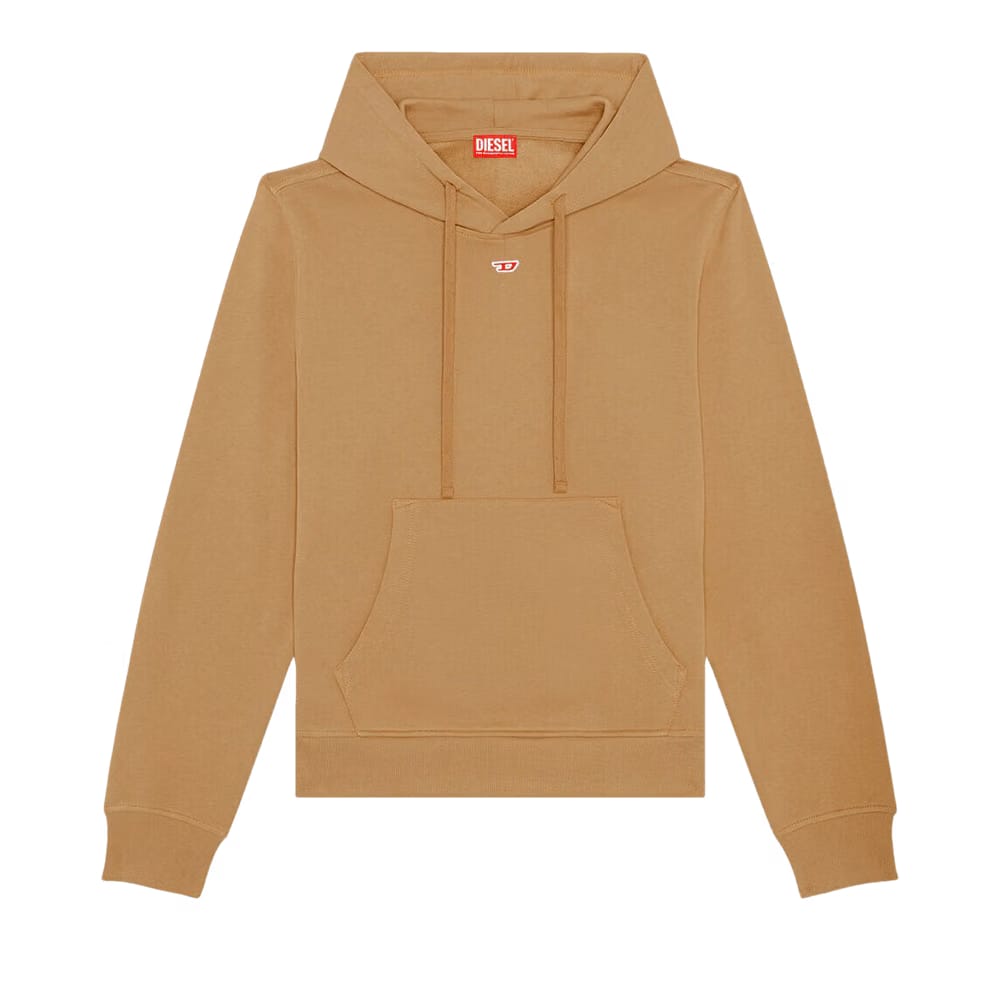 Diesel Mini D Patch Hoodie Mustard